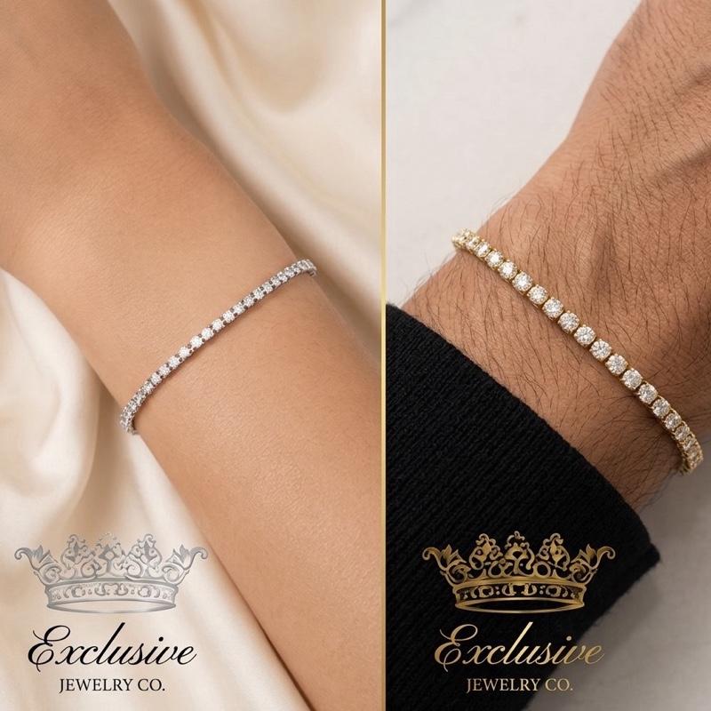 Illusion Tennis Bracelet