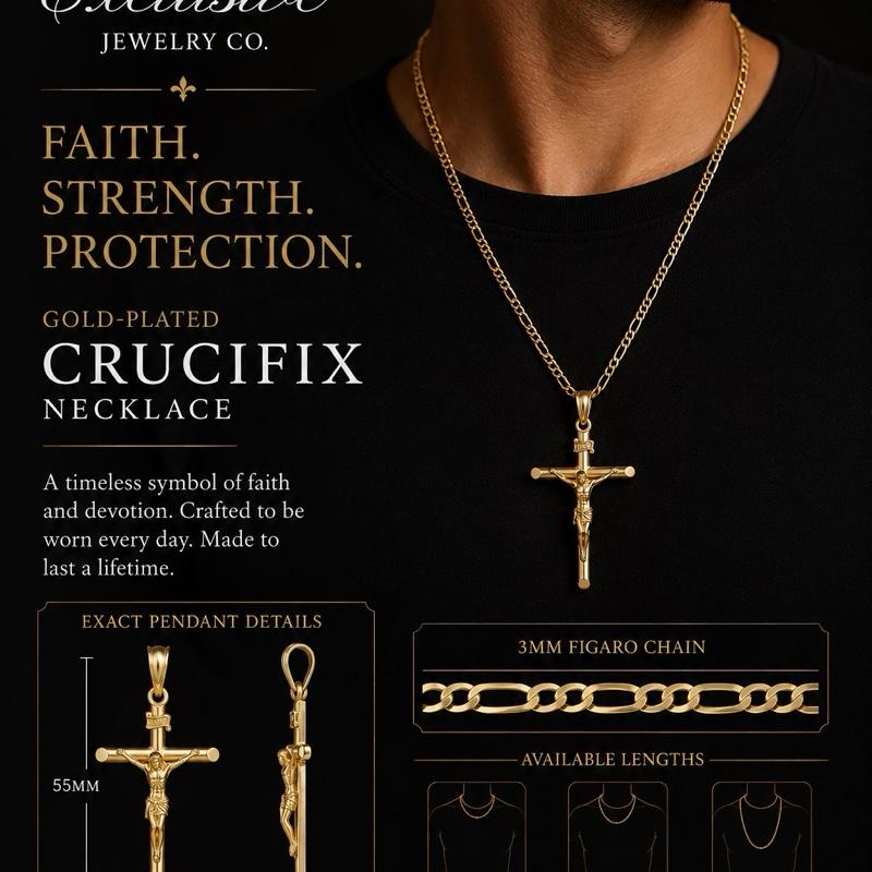 The Royal Faith Crucifix Necklace