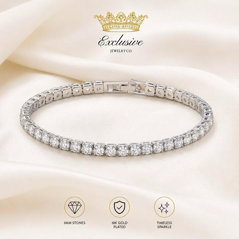 Illusion Tennis Bracelet