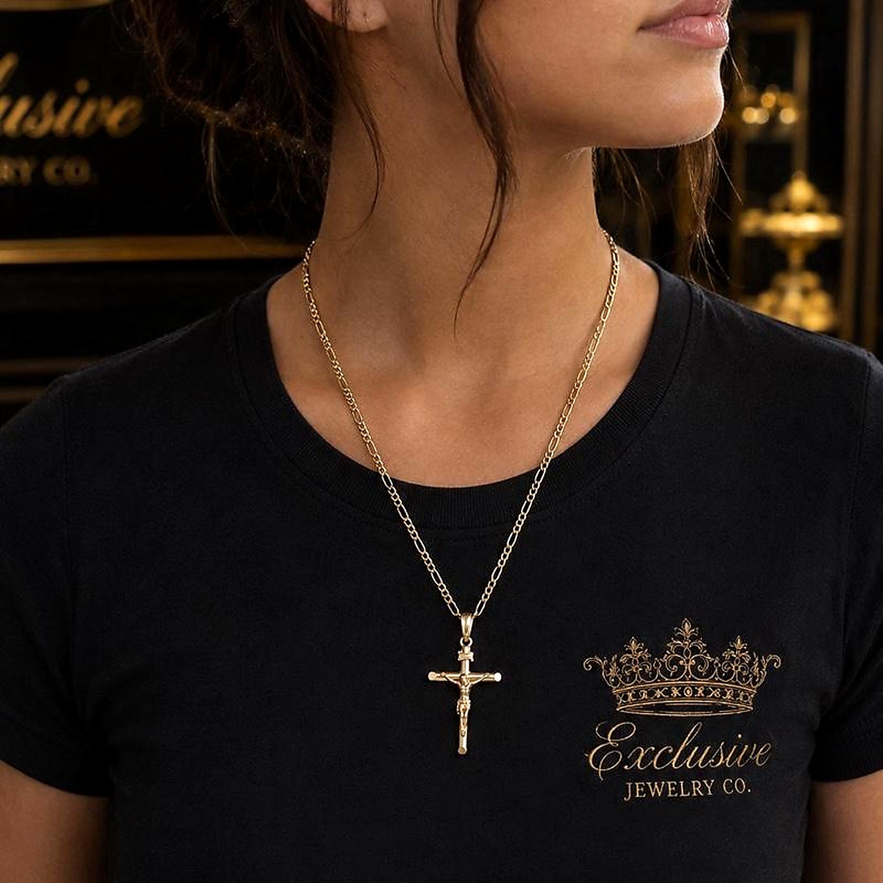 The Royal Faith Crucifix Necklace