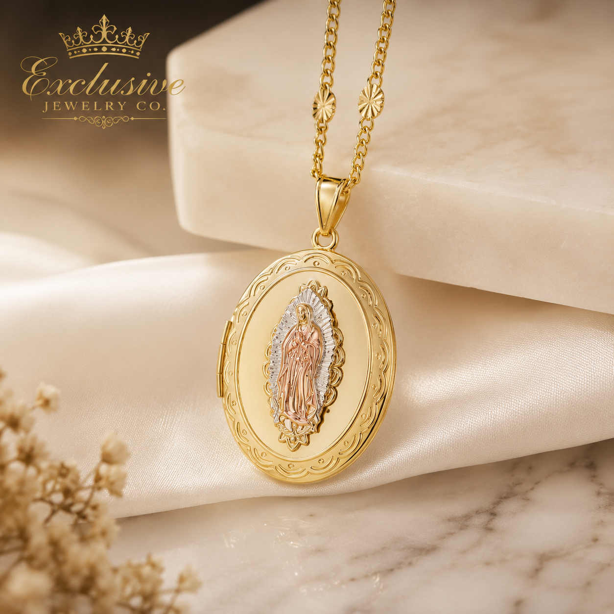 Nuestra Señora de Guadalupe Locket