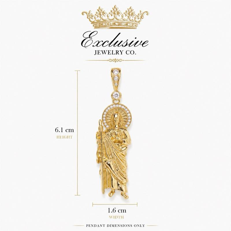San Judas Tadeo Pendant Necklace
