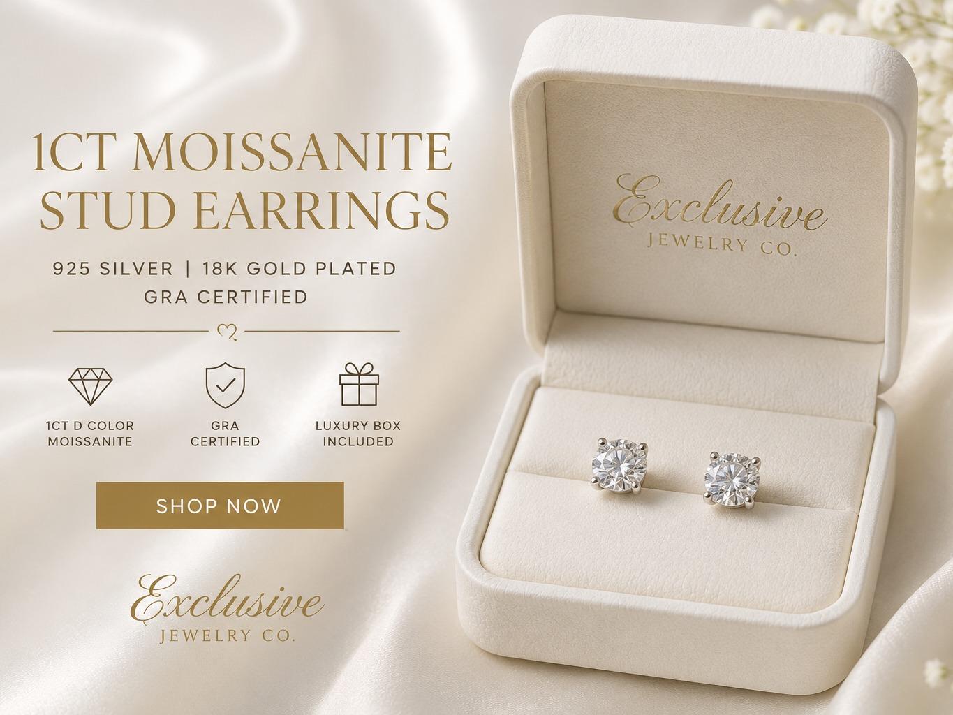 Eterna Studs Earrings