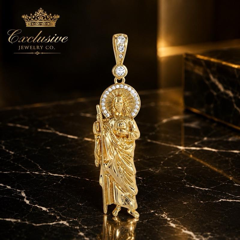 San Judas Tadeo Pendant Necklace