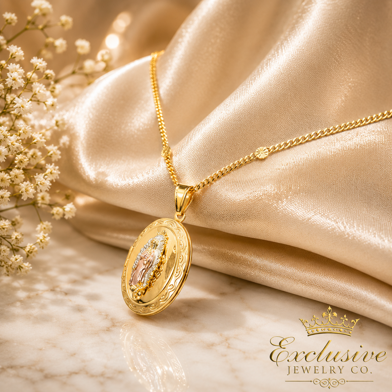 Nuestra Señora de Guadalupe Locket